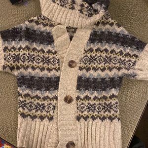 Button-Up Hooded Aeropostale Short Sleeved Sweater